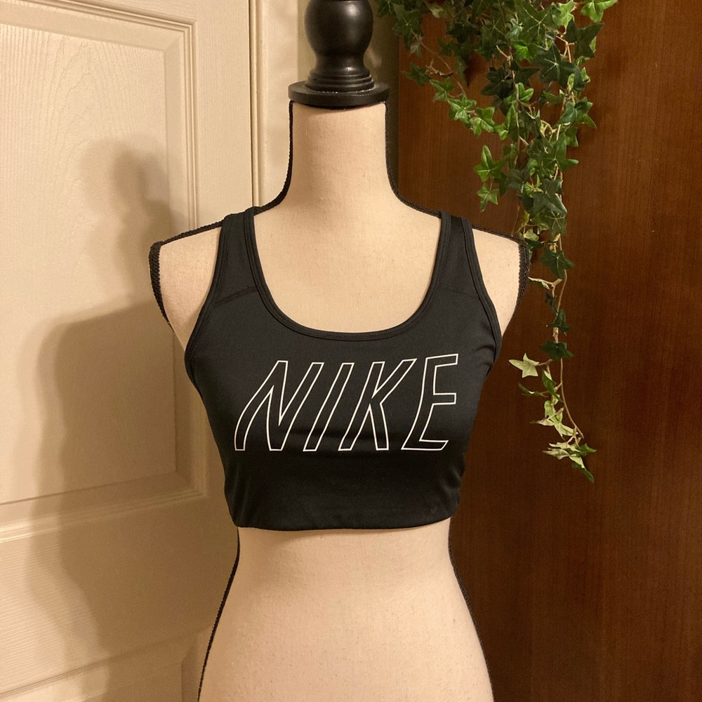 NIKE Dri-Fit Racerback Non-Padded Sports Bra size large